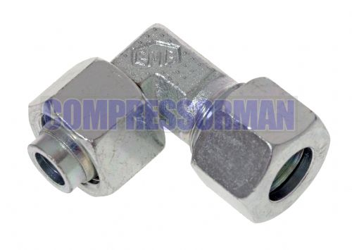 Female Swivel 90 Deg Elbow Coupling Metric L & S