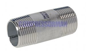 Barrel Nipple BSPT 316 Stainless Steel 150lb