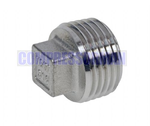 Square Head Blank Plug 1/8