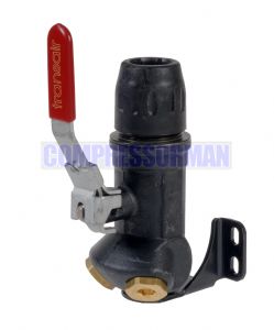 Transair Wall Bracket with Ball Valve 1/2/3 Outlet