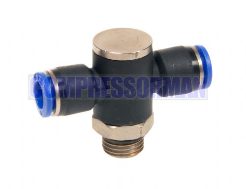 Push In Male Stud Universal Tee BSPP 4 - 12mm